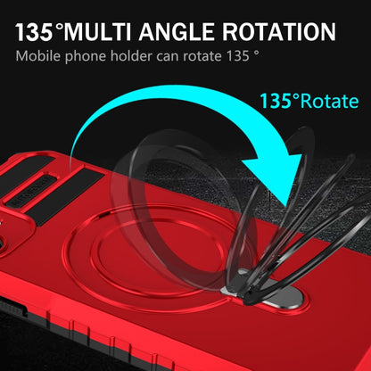 For iPhone 11 MagSafe Magnetic Holder Phone Case(Red) by buy2fix