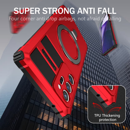 For Samsung Galaxy Note20 Ultra MagSafe Magnetic Holder Phone Case(Red) by buy2fix