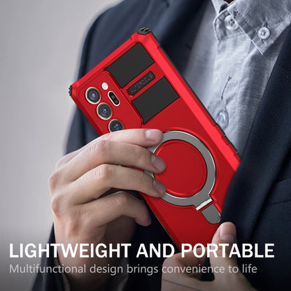 For Samsung Galaxy Note20 Ultra MagSafe Magnetic Holder Phone Case(Red) by buy2fix