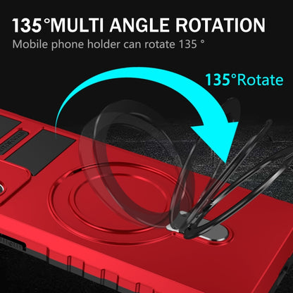 For Samsung Galaxy Note20 Ultra MagSafe Magnetic Holder Phone Case(Red) by buy2fix