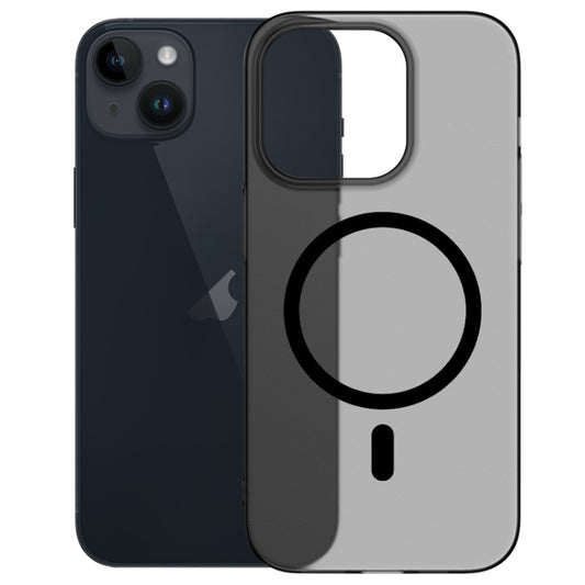 For iPhone 13 High Transparency MagSafe Ice Fog Phone Case(Translucent Gray) by buy2fix