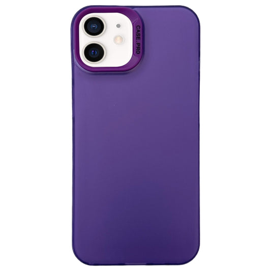 For iPhone 11 Semi Transparent Frosted PC Phone Case(Purple) - iPhone 11 Cases by buy2fix | Online Shopping UK | buy2fix
