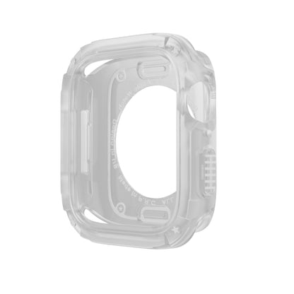 For Apple Watch Series 9 / 8 / 7 41mm 2-in-1 PC Hybrid TPU Armor Watch Case(Transparent) by buy2fix