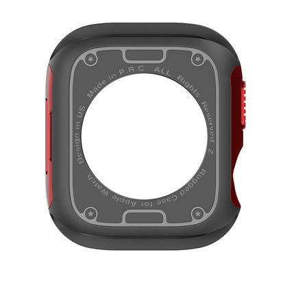 For Apple Watch Series 6 / 5 / 4 / SE 44mm 2-in-1 PC Hybrid TPU Armor Watch Case(Red) by buy2fix