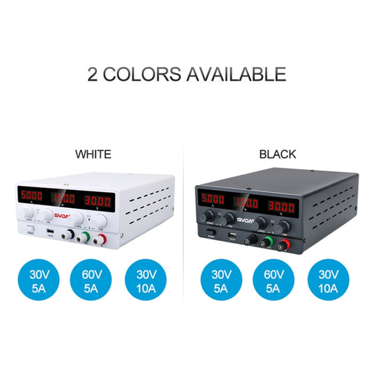 GVDA SPS-H605 60V-5A Adjustable Voltage Regulator, Specification:US Plug(Black) by GVDA