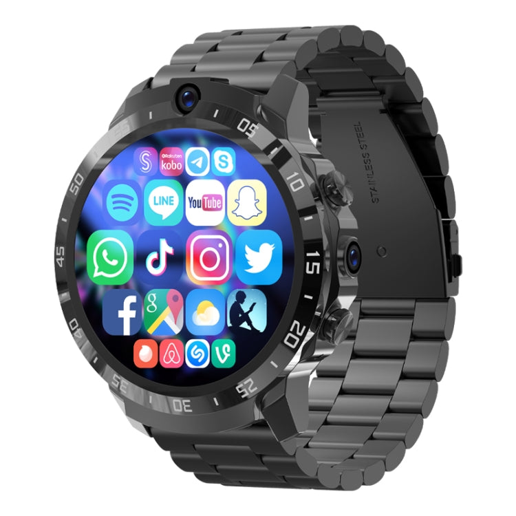 MT27 4G+64G 1.6 inch IP67 Waterproof 4G Android 8.1 Smart Watch Support Heart Rate / GPS, Type:Steel Band - Android Watch by buy2fix | Online Shopping UK | buy2fix