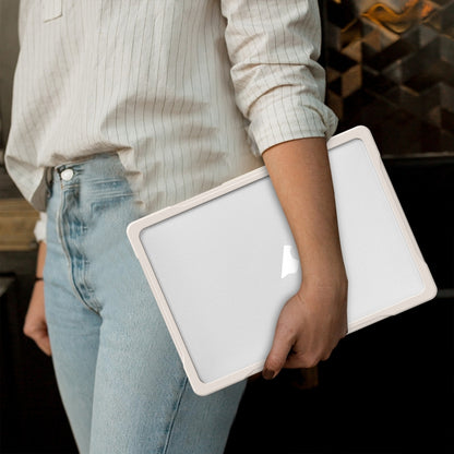 For MacBook Air 13.6 inch A2681 2022 / M3 2024 A3113 / M4 2025 A3240 Translucent Laptop Protective Case(Khaki) by buy2fix