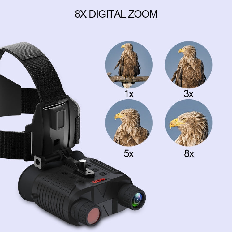 GVDA GD916 2.7 inch TFT Screen Binocular Head Mounted Infrared Night Vision Binoculars - Binoculars by GVDA | Online Shopping UK | buy2fix