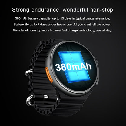 V3 Ultra Max 1.6 inch TFT Round Screen Smart Watch Supports Voice Calls/Blood Oxygen Monitoring(Orange) - Smart Watches by buy2fix | Online Shopping UK | buy2fix