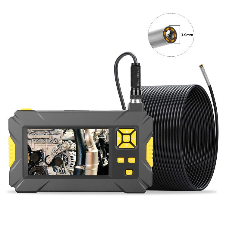 P30 3.9mm 1080P IP68 Waterproof 4.3 inch Screen Single Camera Digital Endoscope, Length:2m Hard Cable(Black) by buy2fix