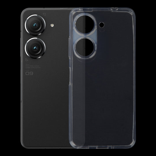 For Asus Zenfone 10 / 9 TPU Ultra-Thin Transparent Phone Case