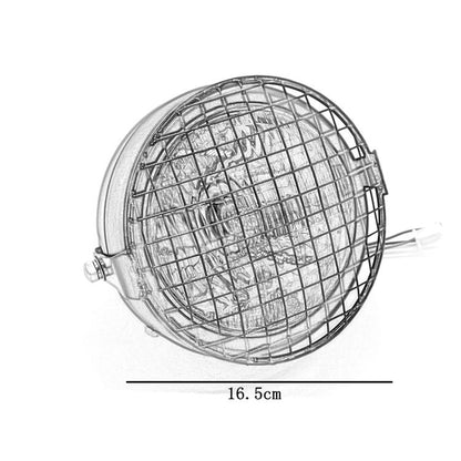 Motorcycle Reticular Retro Lamp LED Headlight Modification Accessories for Halley / Honda CG125 / Suzuki GN125(White) by buy2fix