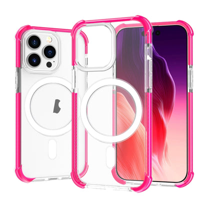 For iPhone 15 Pro Max Magsafe Magnetic Acrylic Shockproof Phone Case(Pink) - iPhone 15 Pro Max Cases by buy2fix | Online Shopping UK | buy2fix