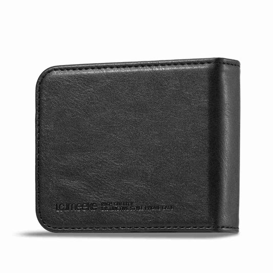 For Samsung Galaxy Z Flip5 LC.IMEEKE RFID Anti-theft Leather Phone Case(Black) by LC.IMEEKE