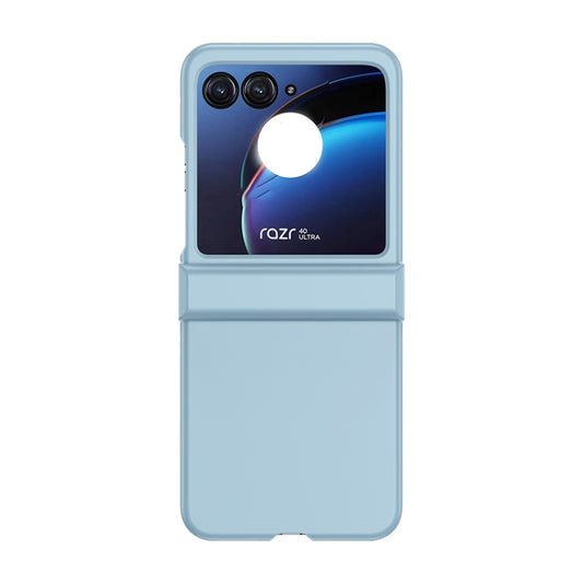 For Motorola Razr 40 Ultra Skin Feel PC Phone Case with Hinge(Sky Blue) - Motorola Cases by buy2fix | Online Shopping UK | buy2fix