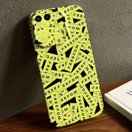 For iPhone 8 Plus / 7 Plus Painted Pattern Precise Hole PC Phone Case(Green Label) by buy2fix
