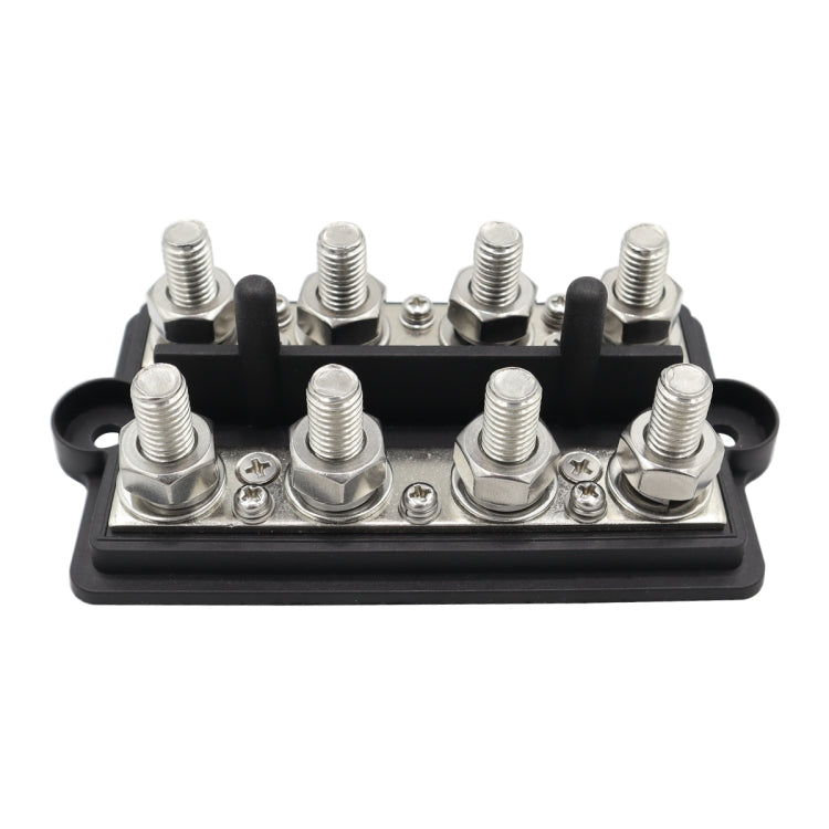 CP-3156 M8 RV Modified Yacht Double-row 4-way Busbar with Dust Cover by buy2fix