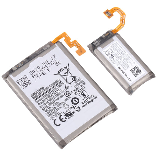 EB-BF707ABY EB-BF708ABY 1 Pair 2575mAh 725mAh Battery Replacement For Samsung Galaxy Z Flip 5G by buy2fix