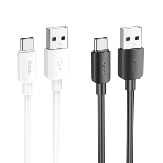 hoco X96 Hyper 1m 27W USB to USB-C / Type-C Charging Data Cable(Black) by hoco