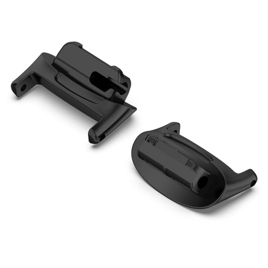 For Fitbit Inspire 3 1 Pair Stainless Steel Metal Watch Band Connector(Black) by buy2fix
