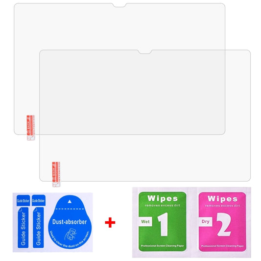 For Samsung Galaxy Tab S9 Ultra 2pcs 9H 0.3mm Explosion-proof Tempered Glass Film by buy2fix