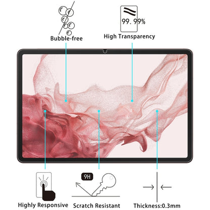 For Samsung Galaxy Tab S9 Plus 25pcs 9H 0.3mm Explosion-proof Tempered Glass Film - Tab S9+ Tempered Glass by buy2fix | Online Shopping UK | buy2fix