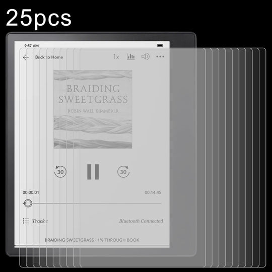 For Kobo Elipsa 2E 25pcs 9H 0.3mm Explosion-proof Tempered Glass Film