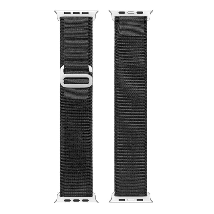 For Apple Watch SE 2023 44mm DUX DUCIS GS Series Nylon Loop Watch Band(Black) by DUX DUCIS