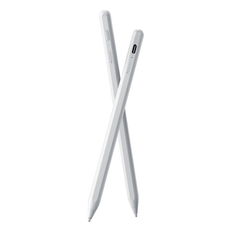 Yesido ST10 Dual Mode Active Magnetic Capacitive Stylus(White) - Stylus Pen by Yesido | Online Shopping UK | buy2fix