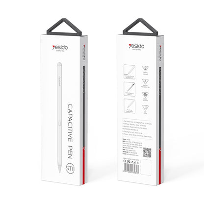 Yesido ST11 Anti-mistouch Magnetic Stylus for iPad(White) - Stylus Pen by Yesido | Online Shopping UK | buy2fix