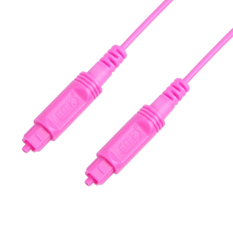 5m EMK OD2.2mm Digital Audio Optical Fiber Cable Plastic Speaker Balance Cable(Pink) - Audio Optical Cables by EMK | Online Shopping UK | buy2fix