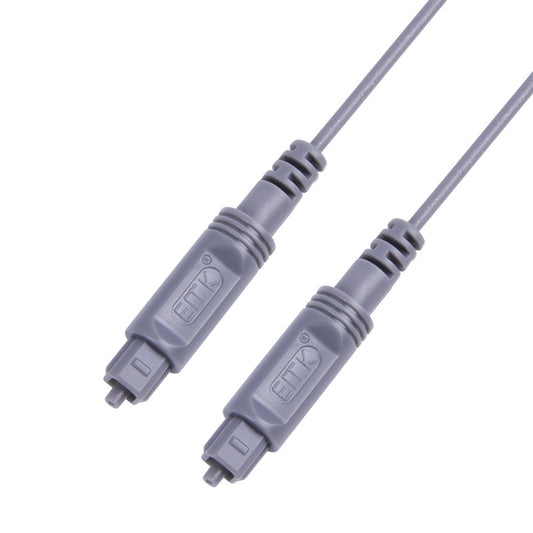 20m EMK OD2.2mm Digital Audio Optical Fiber Cable Plastic Speaker Balance Cable(Silver Grey) - Audio Optical Cables by EMK | Online Shopping UK | buy2fix