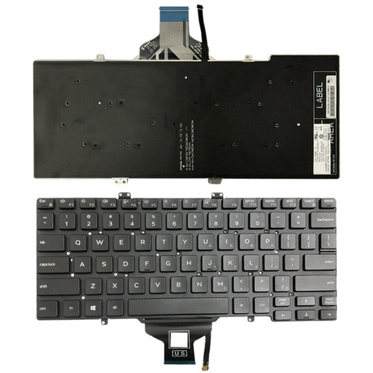 For Dell Latitude 7400 / E7400 / L3400 / 5400 US Version Backlight Keyboard