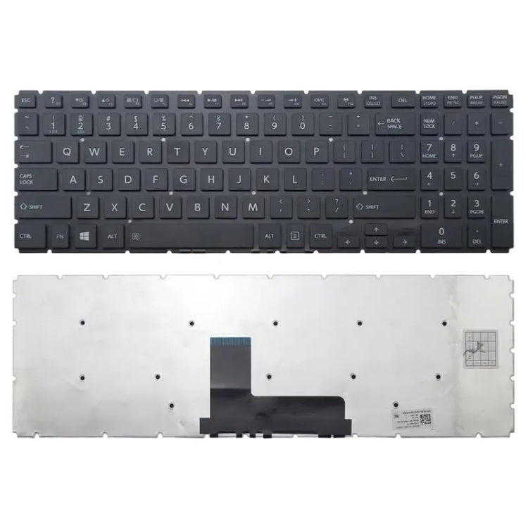 For TOSHIBA Satellite L50-B / L50D-B US Version Keyboard with Number Key by buy2fix