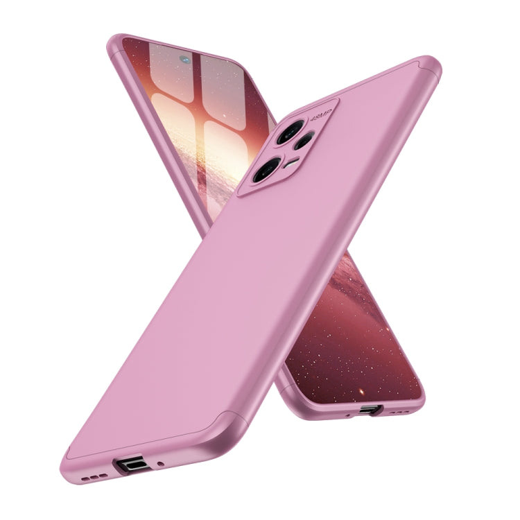 For Xiaomi Redmi Note 12 5G Global GKK Three Stage Splicing Full Coverage PC Phone Case(Rose Gold) - Note 12 Cases by GKK | Online Shopping UK | buy2fix