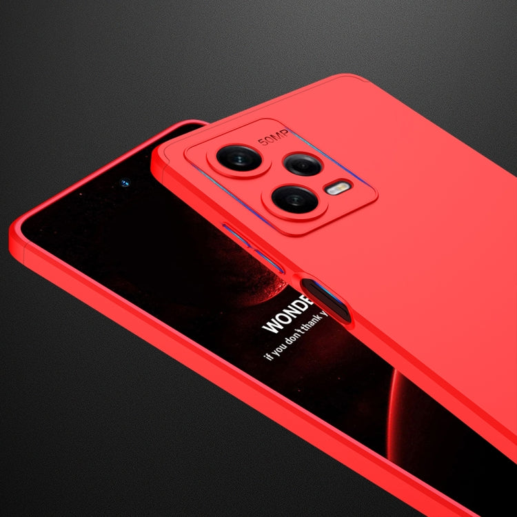 For Xiaomi Redmi Note 12 Pro 5G Global GKK Three Stage Splicing Full Coverage PC Phone Case(Red) - Note 12 Pro Cases by GKK | Online Shopping UK | buy2fix