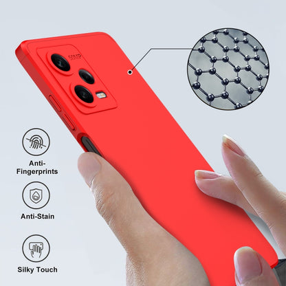 For Xiaomi Redmi Note 12 Pro 5G Global GKK Three Stage Splicing Full Coverage PC Phone Case(Red) - Note 12 Pro Cases by GKK | Online Shopping UK | buy2fix