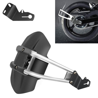 Motorcycle Stainless Steel Modified Rear Wheel Fender Dustproof Splash Flaps Mudguards Fender Guard, Style:A Style Foot by buy2fix
