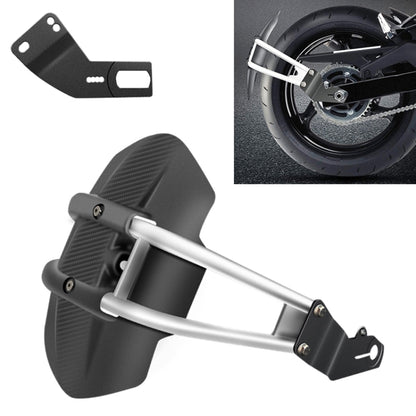 Motorcycle Stainless Steel Modified Rear Wheel Fender Dustproof Splash Flaps Mudguards Fender Guard, Style:E Style Foot by buy2fix