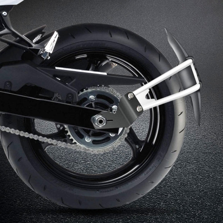 Motorcycle Stainless Steel Modified Rear Wheel Fender Dustproof Splash Flaps Mudguards Fender Guard, Style:E Style Foot by buy2fix