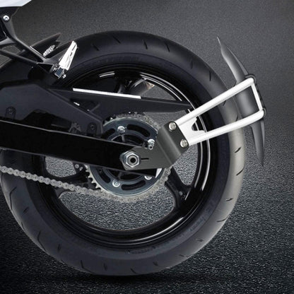 Motorcycle Stainless Steel Modified Rear Wheel Fender Dustproof Splash Flaps Mudguards Fender Guard, Style:E Style Foot by buy2fix