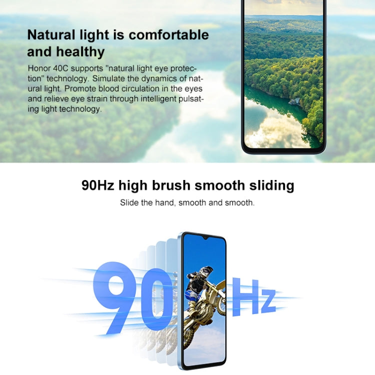 Honor Play 40C 5G, 6GB+128GB, 6.56 inch MagicOS 7.1 Snapdragon 480 Plus Octa Core up to 2.2GHz, Network: 5G, Not Support Google Play(Sky Blue) - Honor by Huawei | Online Shopping UK | buy2fix