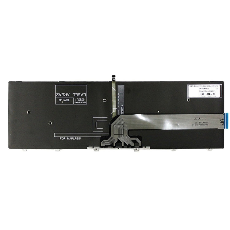 Backlight Laptop Keyboard For Dell 15-9550 / 15-3000 / 15-5542(Red Word) by buy2fix