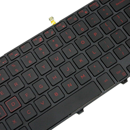 Backlight Laptop Keyboard For Dell 15-9550 / 15-3000 / 15-5542(Red Word) by buy2fix