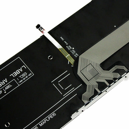 Backlight Laptop Keyboard For Dell 15-9550 / 15-3000 / 15-5542(White Word) by buy2fix