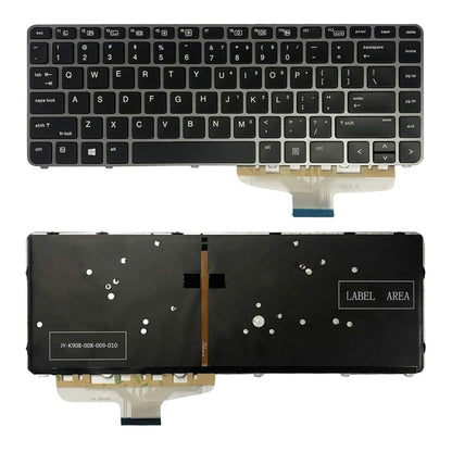 For HP Elitebook Folio 1040 G3 US Version Laptop Backlight Keyboard - HP Spare Parts by buy2fix | Online Shopping UK | buy2fix