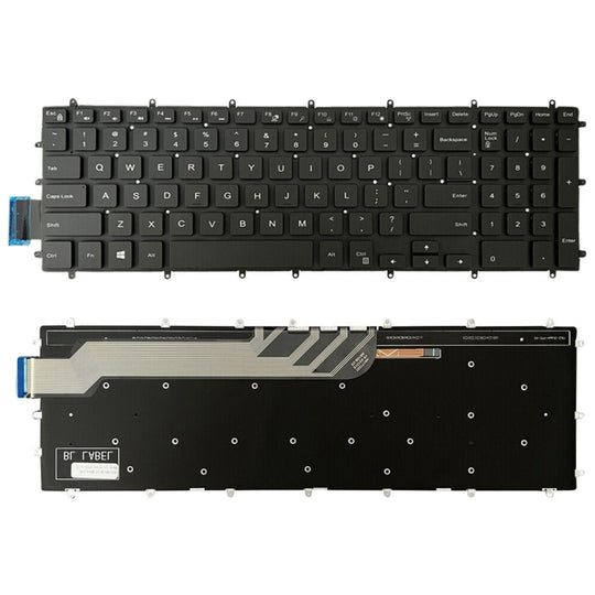 US Version White Word Laptop Keyboard For Dell G3 3579 3779 / G5 5587 / G7 7588(Black)