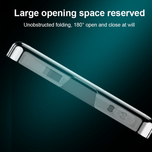 For Samsung Galaxy Z Flip5 Transparent PC Shockproof Phone Case by buy2fix