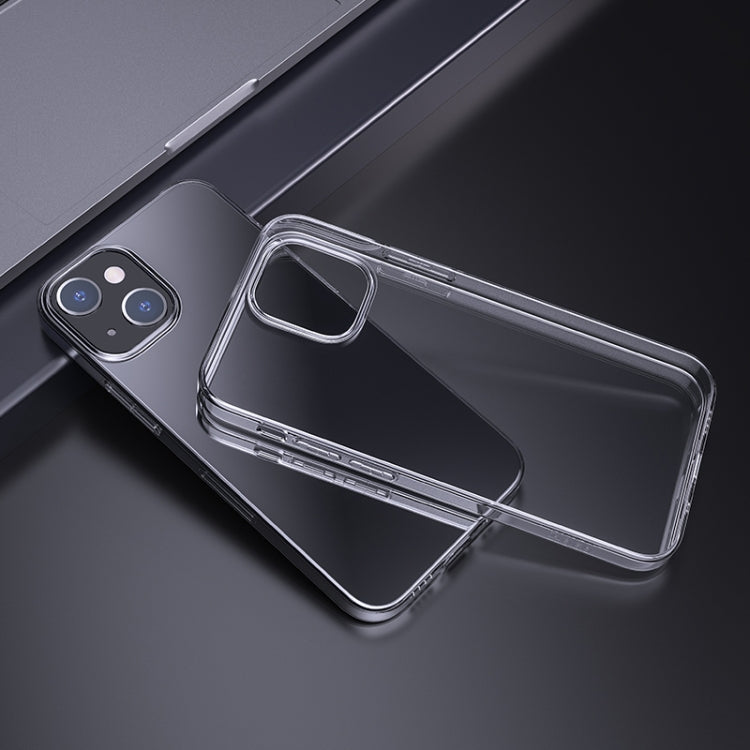 For iPhone 15 Plus hoco Light Series Soft TPU Phone Case(Transparent) - iPhone 15 Plus Cases by hoco | Online Shopping UK | buy2fix