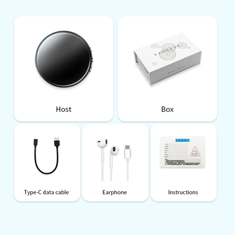 JNN M29 Portable Noise Reduction Smart Voice Control Magnetic Recorder, Memory:16GB by JNN